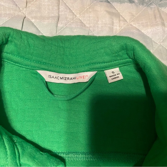 Vibrant Green Isaac Mizrahi Live Jacket - Picture 2 of 3
